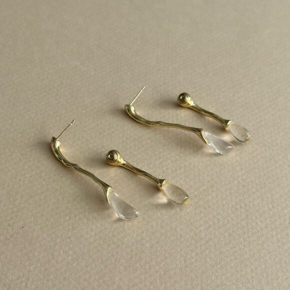 Teardrop Earrings S1306 - Picture 3 of 4